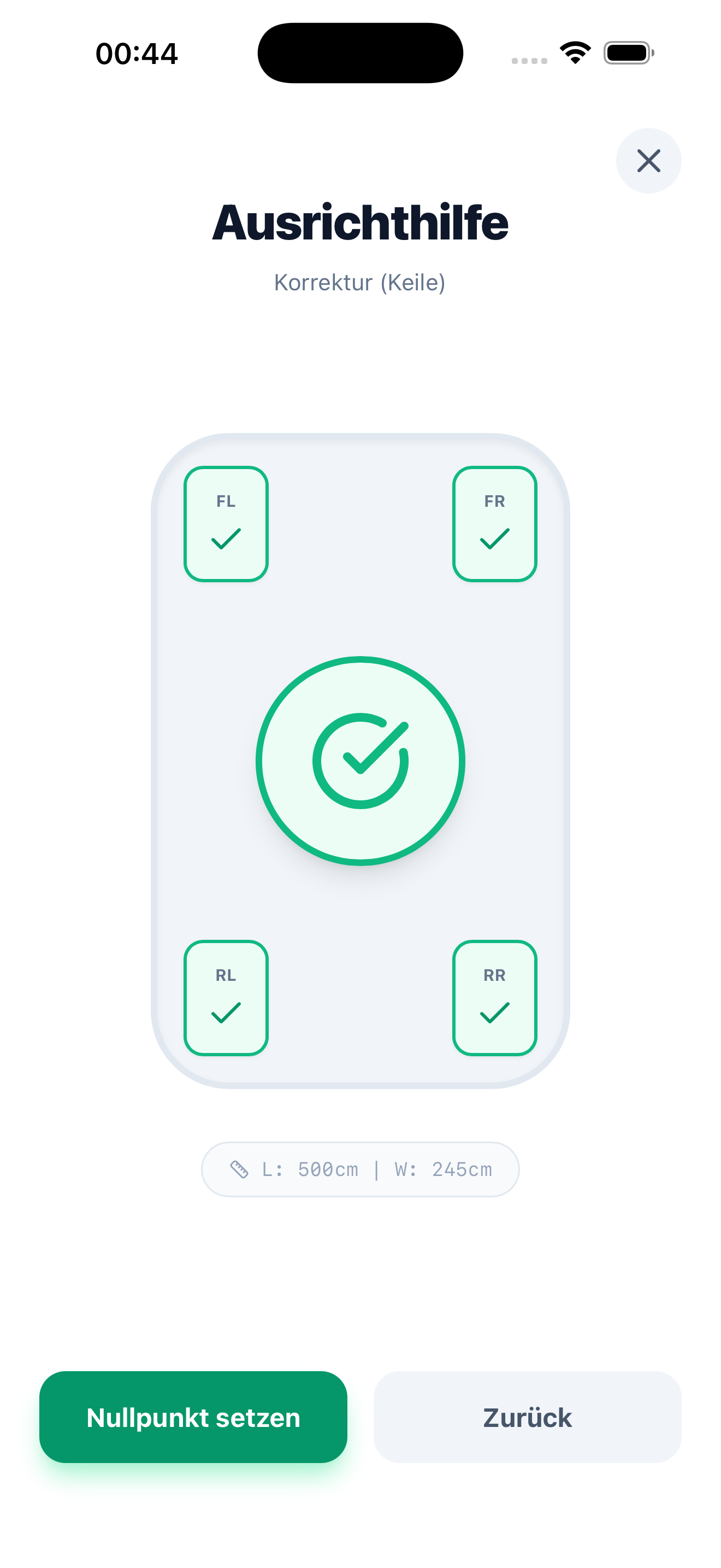 Digitales Ausrichten